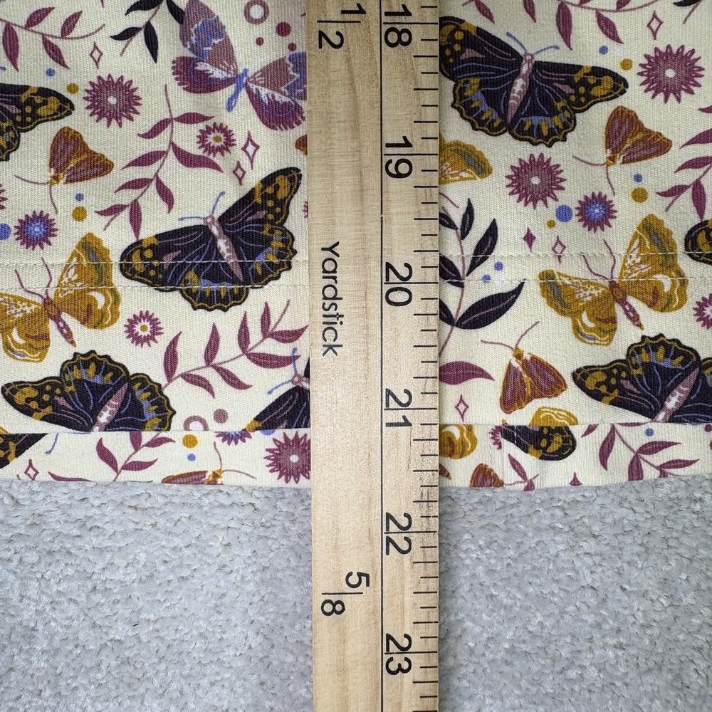 Duluth Trading Co NoGA Classic Skort Ivory Butterfly Print Women's Size XXL‎ - Picture 6 of 10